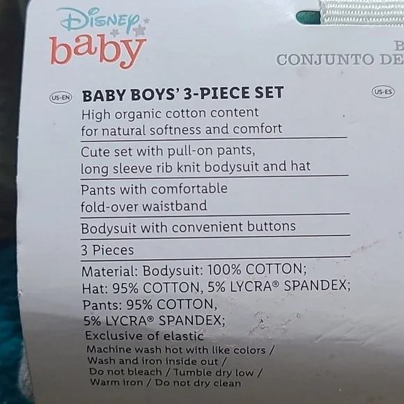 DISNEY BABY 3- PIECE SET - Picture 5 of 5